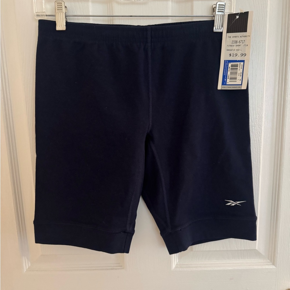 Reebok Navy Blue Athletic Shorts - Large